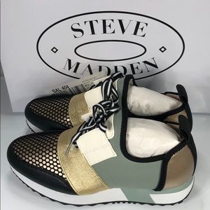 steve madden antics green multi